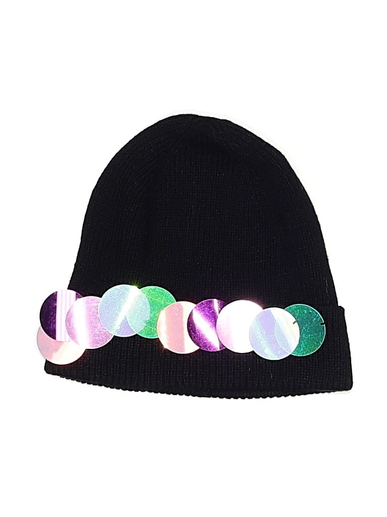 Pre-owned Icing Beanie Hat In Black