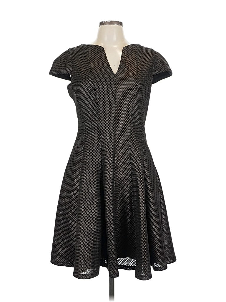 Pre-owned Julia Jordan Cocktail Dress In Gray
