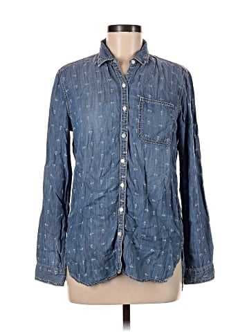 SNEAK PEEK Long Sleeve Button-Down Shirt (view 1)