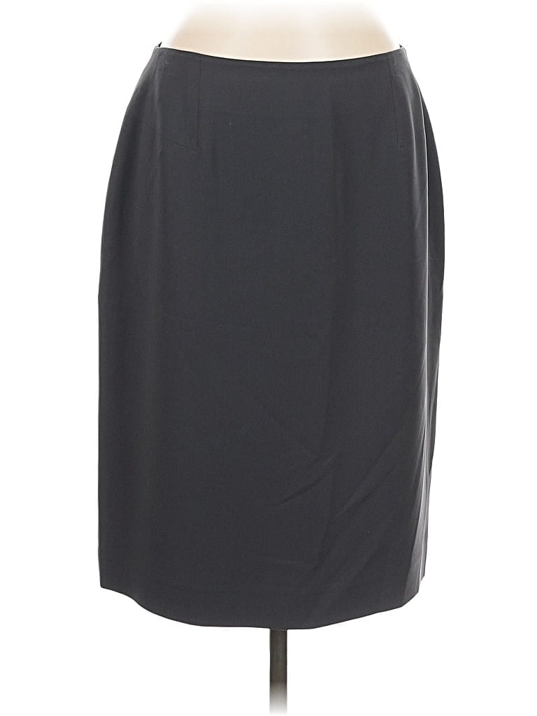 Pre-owned Jones New York Formal Skirt In Gray
