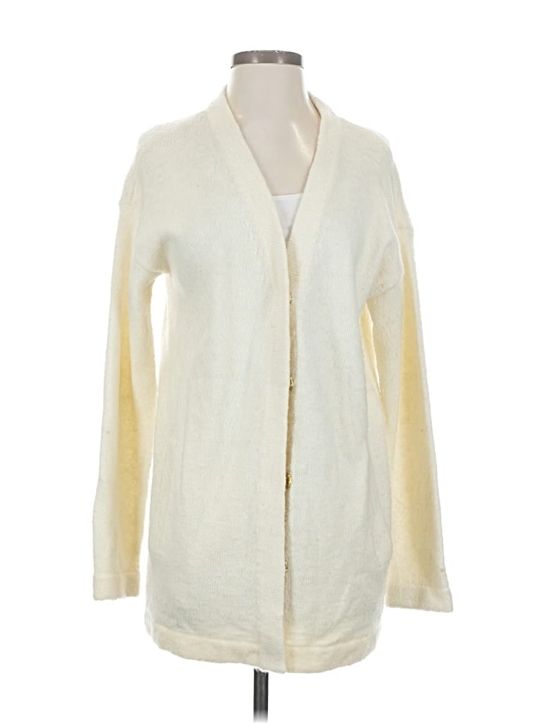 Pre-owned & Other Stories Cardigan Sweater In White