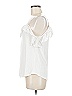 Ann Taylor LOFT 100% Rayon White Sleeveless Top Size M - photo 5