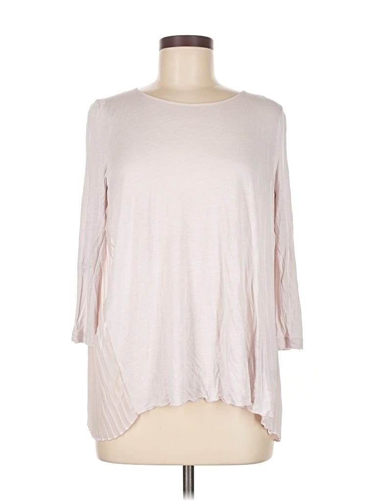 Pre-owned Club Monaco 3/4 Sleeve T-shirt In Pink