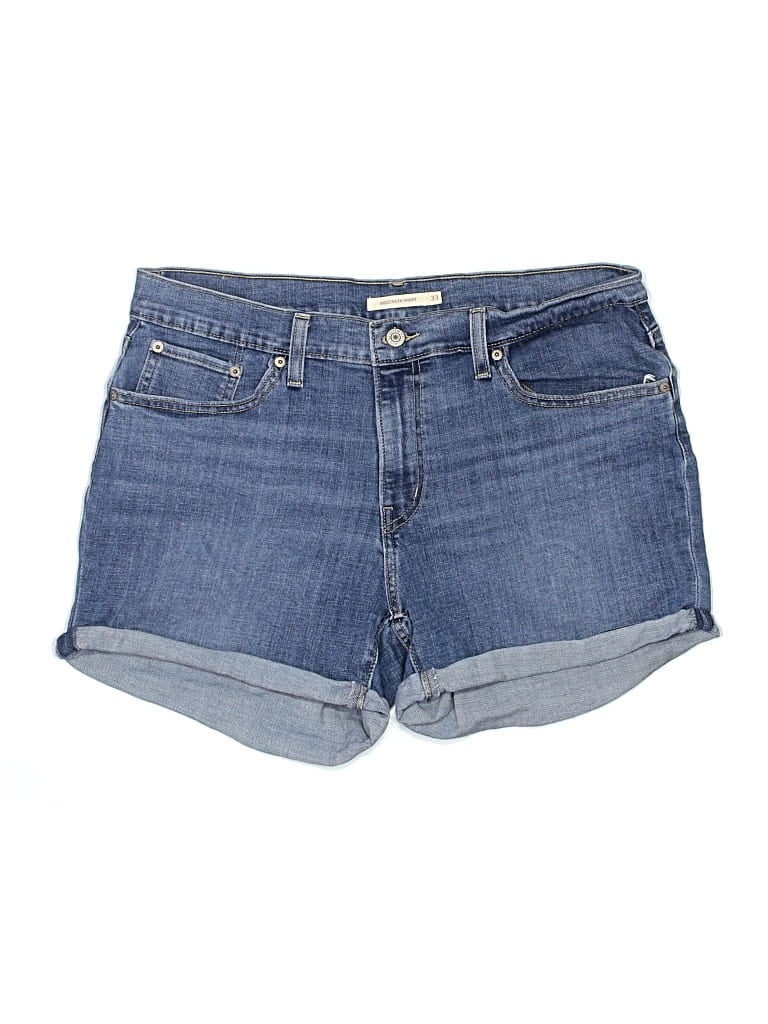 Pre-owned Levi's Denim Shorts In Blue