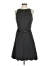 Badgley Mischka 100% Polyester Solid Gray Cocktail Dress Size 4 - photo 1