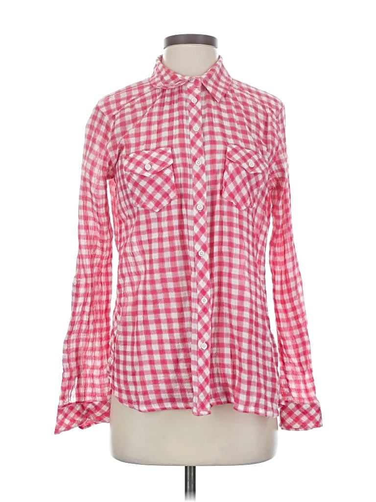 Pre-owned C&c California Long Sleeve Button Down Shirt In Pink