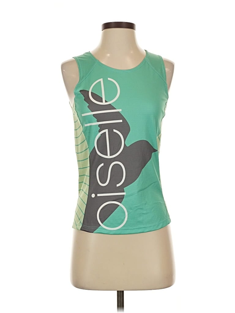 Pre-owned Oiselle Sleeveless T-shirt In Green