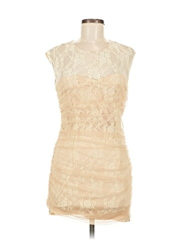 En Creme Cocktail Dress (view 1)