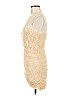 En Creme 100% Polyester Ivory Cocktail Dress Size M - photo 5