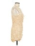 En Creme 100% Polyester Ivory Cocktail Dress Size M - photo 4