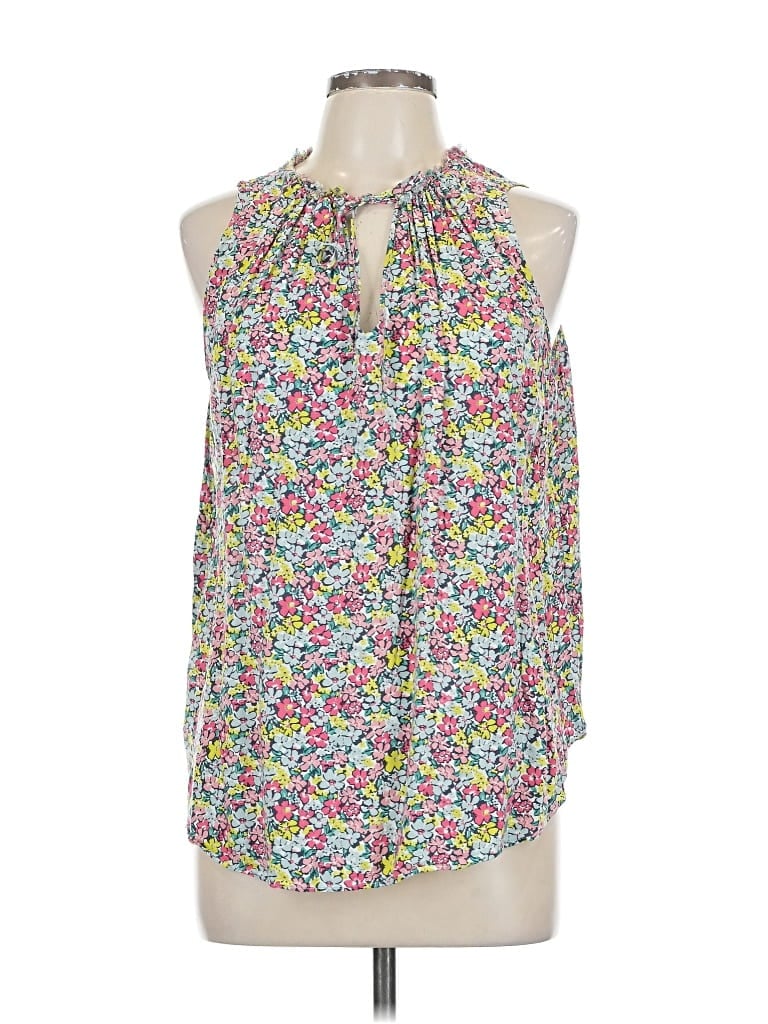 Pre-owned Gap Sleeveless Blouse In White