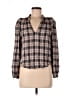 Evereve 100% Rayon Brown Long Sleeve Blouse Size S - photo 1
