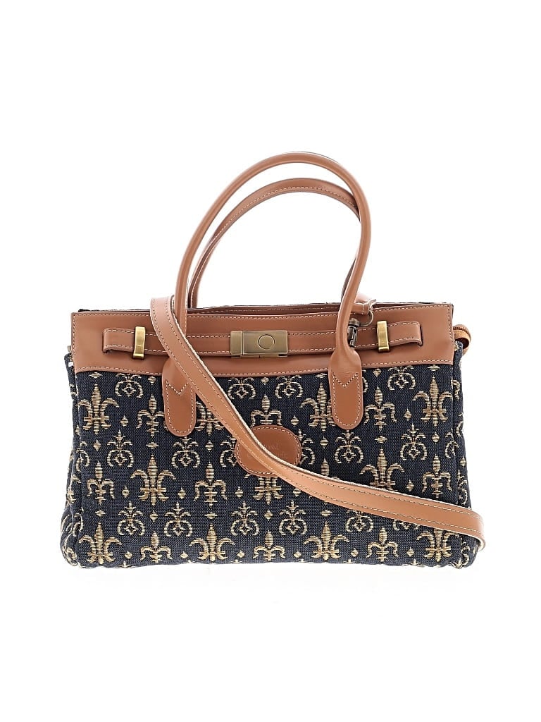 Pre-owned Assorted Brands Satchel In Blue