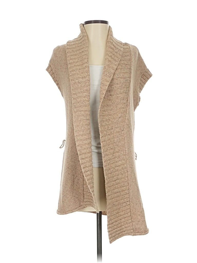 Pre-owned Jjill Sweater Vest In Brown