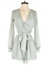 Express Solid Gray Romper Size XS - photo 1