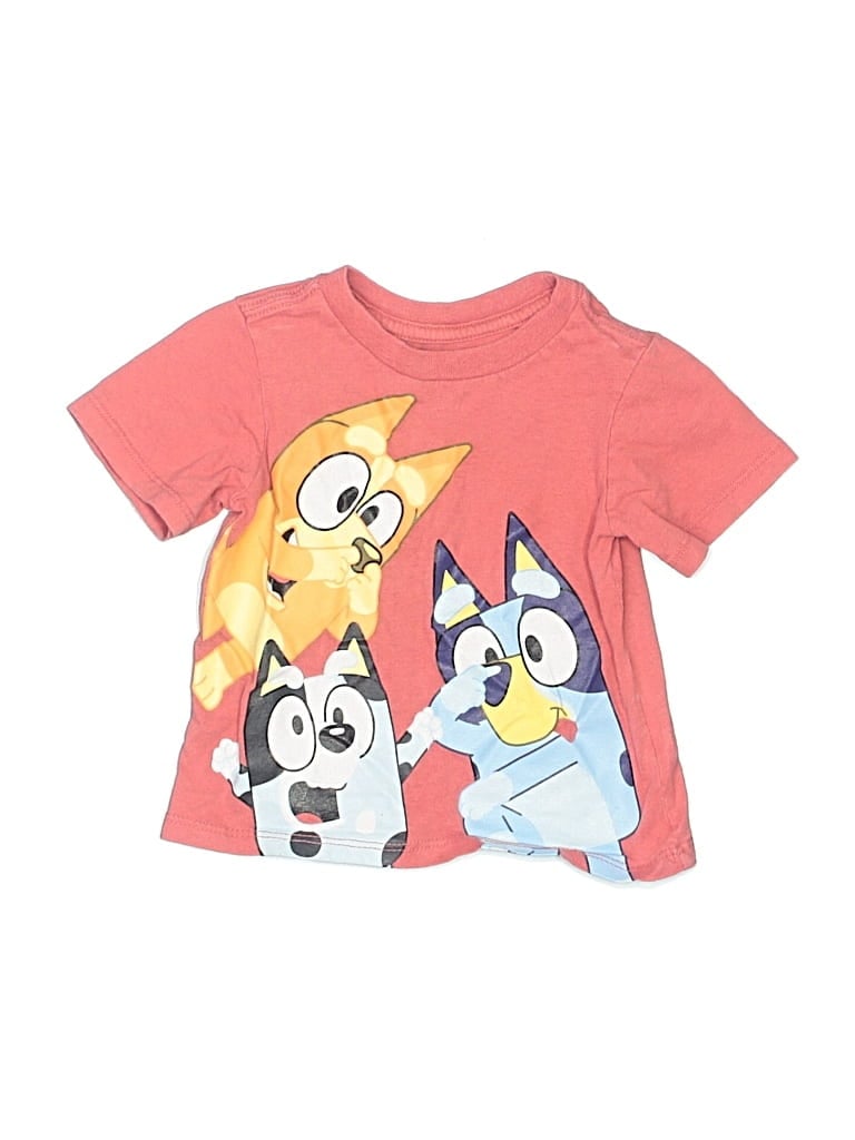 Pre-owned Bluey Kids' Short Sleeve T-shirt In Pink