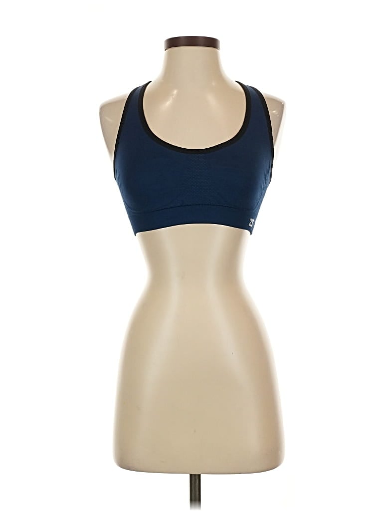 Pre-owned Zensah Sports Bra In Blue