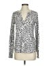Socialite Animal Print Silver Cardigan Size S - photo 1