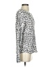 Socialite Animal Print Silver Cardigan Size S - photo 4