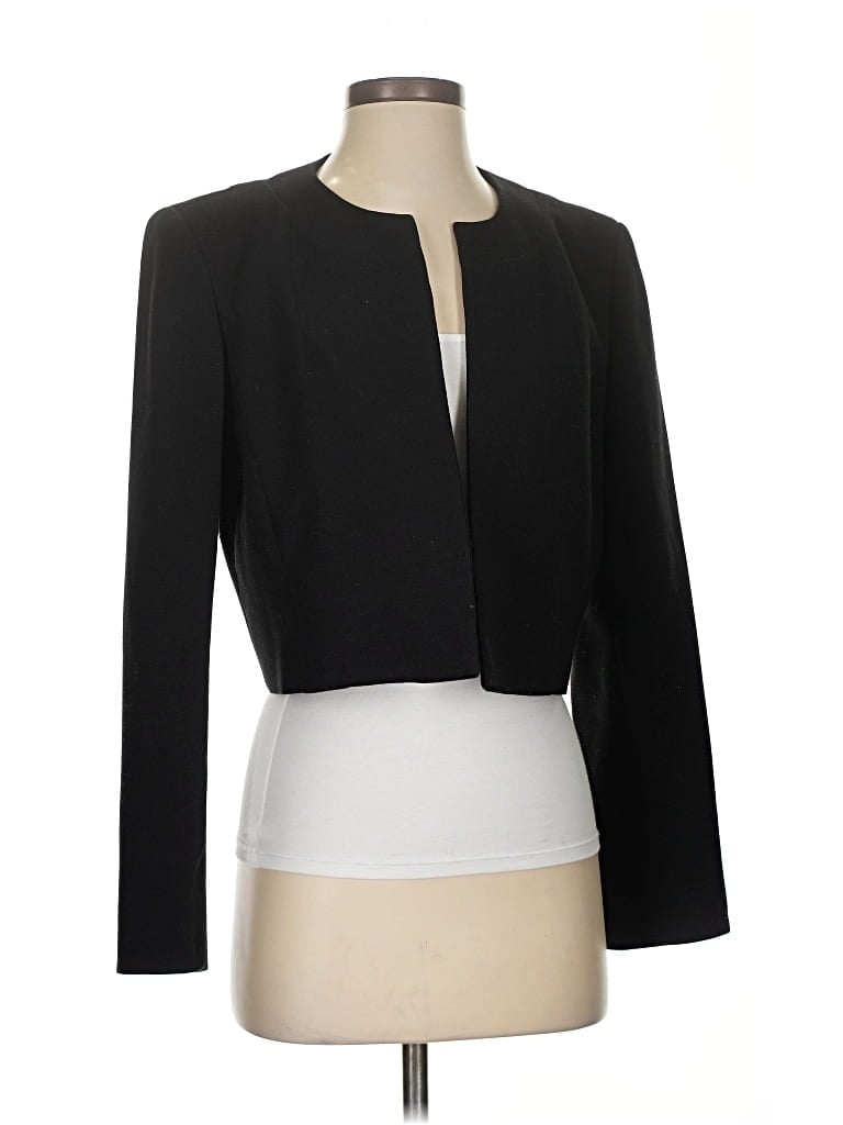 Pre-owned Kasper Cardigan Sweater In Black