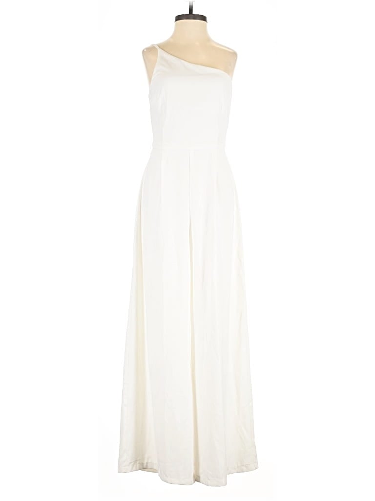 Pre-owned Petal And Pup Jumpsuit In White