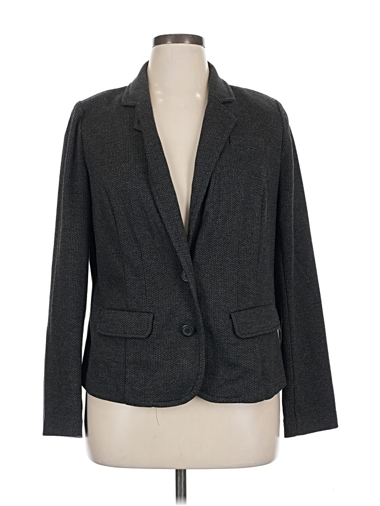 Pre-owned Lane Bryant Blazer Jacket In Gray