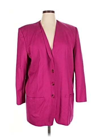 Linda Allard Ellen Tracy Wool Blazer (view 1)