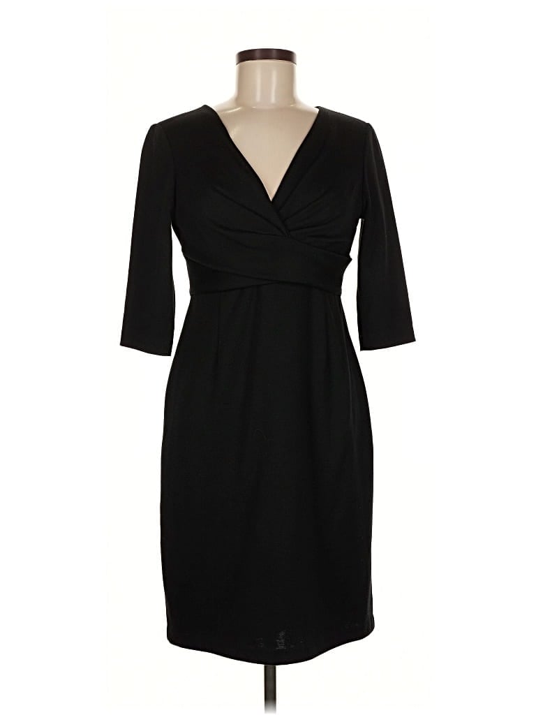 Pre-owned Donna Ricco Cocktail Dress In Black