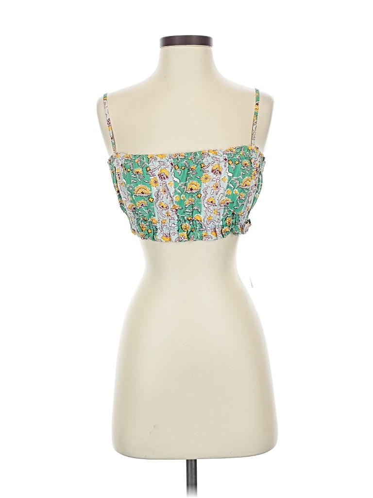 Pre-owned Rhode Sleeveless Blouse In Green