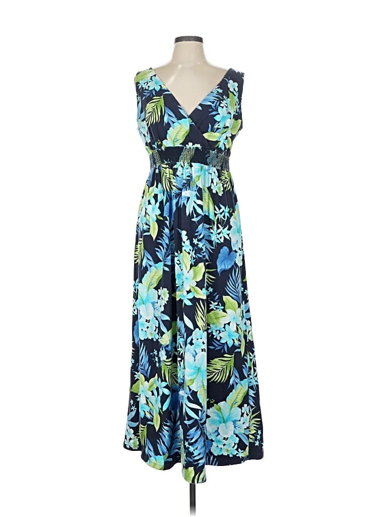 Pre-owned Caribbean Joe Casual Dress In Blue