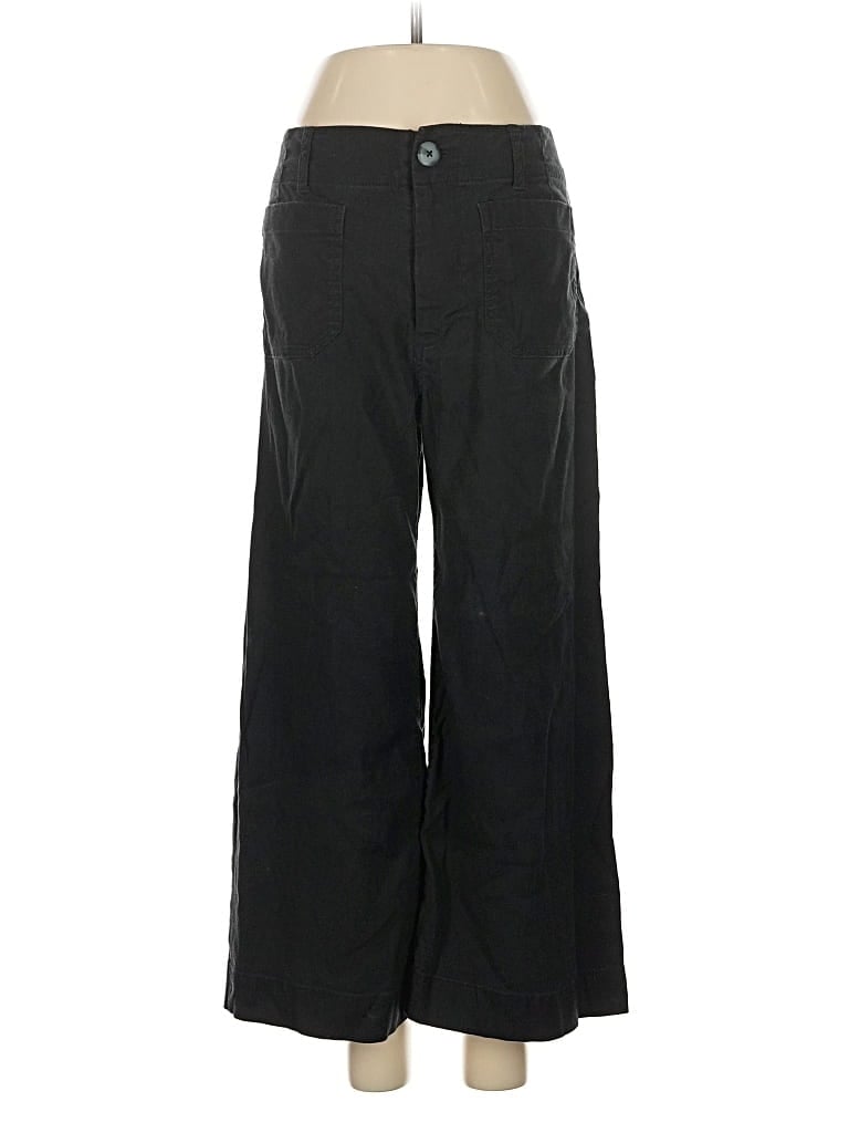 Pre-owned Maeve By Anthropologie Linen Pants In Black