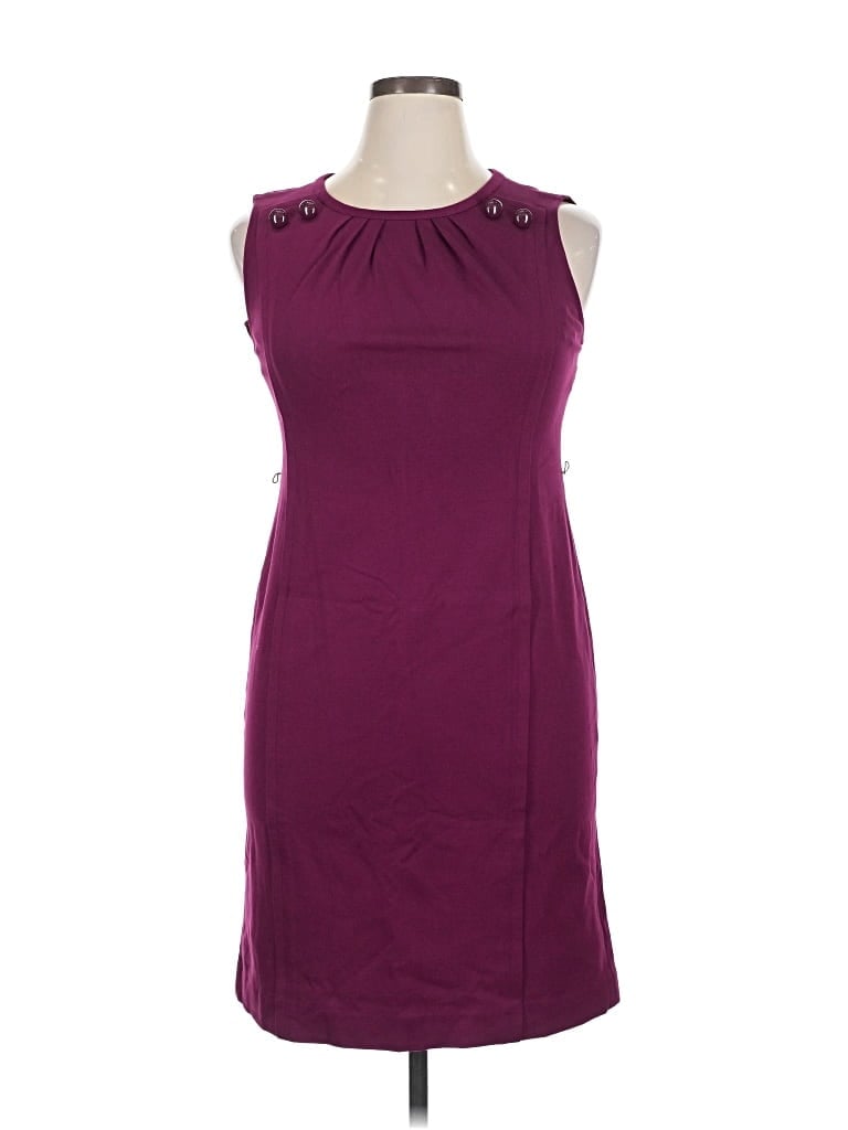 Pre-owned Talbots Cocktail Dress In Burgundy