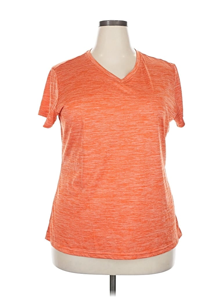 Pre-owned Unbranded Active T-shirt In Orange