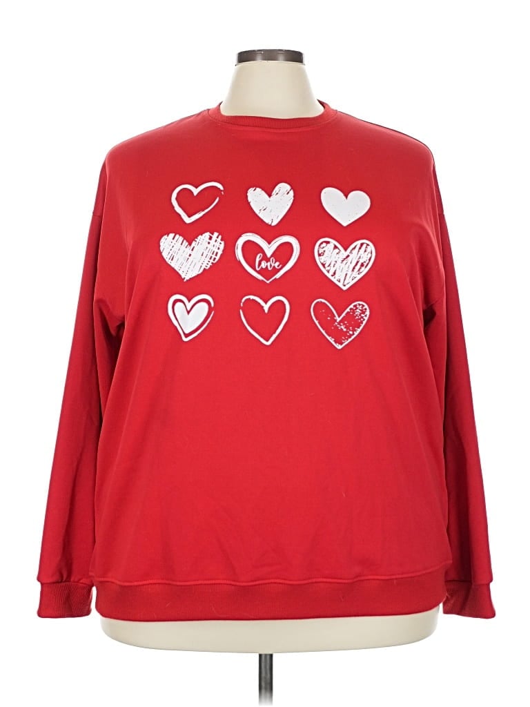 Pre-owned Unbranded Sweatshirt In Red