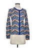 Tabitha 100% Cotton Blue Cardigan Size S - photo 1