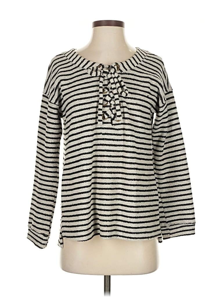 Pre-owned Sanctuary Pullover Sweater In Silver