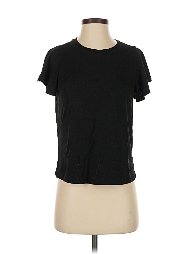 Pre-owned Paige Short Sleeve T-shirt In Black