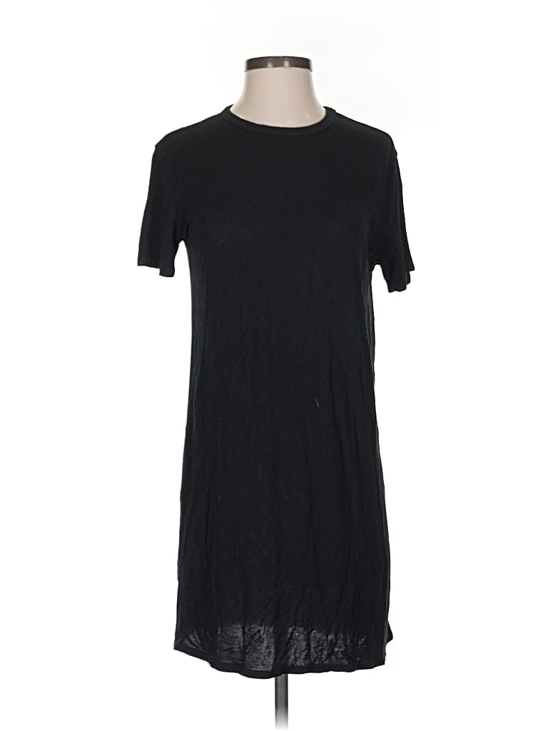 Pre-owned Prettylittlething Casual Dress In Black