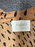 Auguste 100% Rayon Animal Print Brown Cocktail Dress Size 2 - photo 7