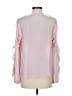Shilla Pink Long Sleeve Blouse Size S - photo 2