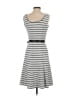 Kay Unger Stripes Gray Casual Dress Size 4 - photo 2