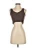 Madewell Solid Brown Tank Top Size S - photo 1
