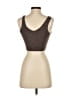 Madewell Solid Brown Tank Top Size S - photo 2