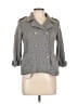 Gryphon New York Chevron-herringbone Gray Coat Size L - photo 1