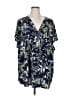 Lane Bryant Blue Casual Dress Size 34 - photo 1