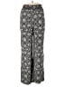 Assorted Brands 100% Rayon Print Black Casual Pants Size L - photo 1