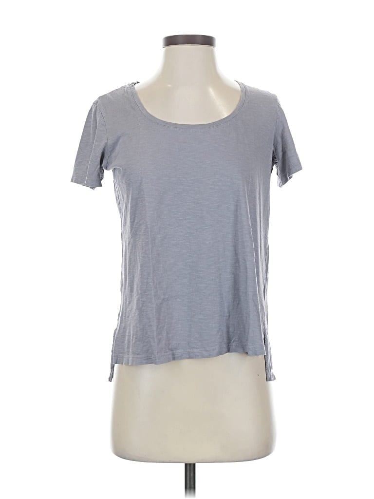 Pre-owned Theory Short Sleeve T-shirt In Gray
