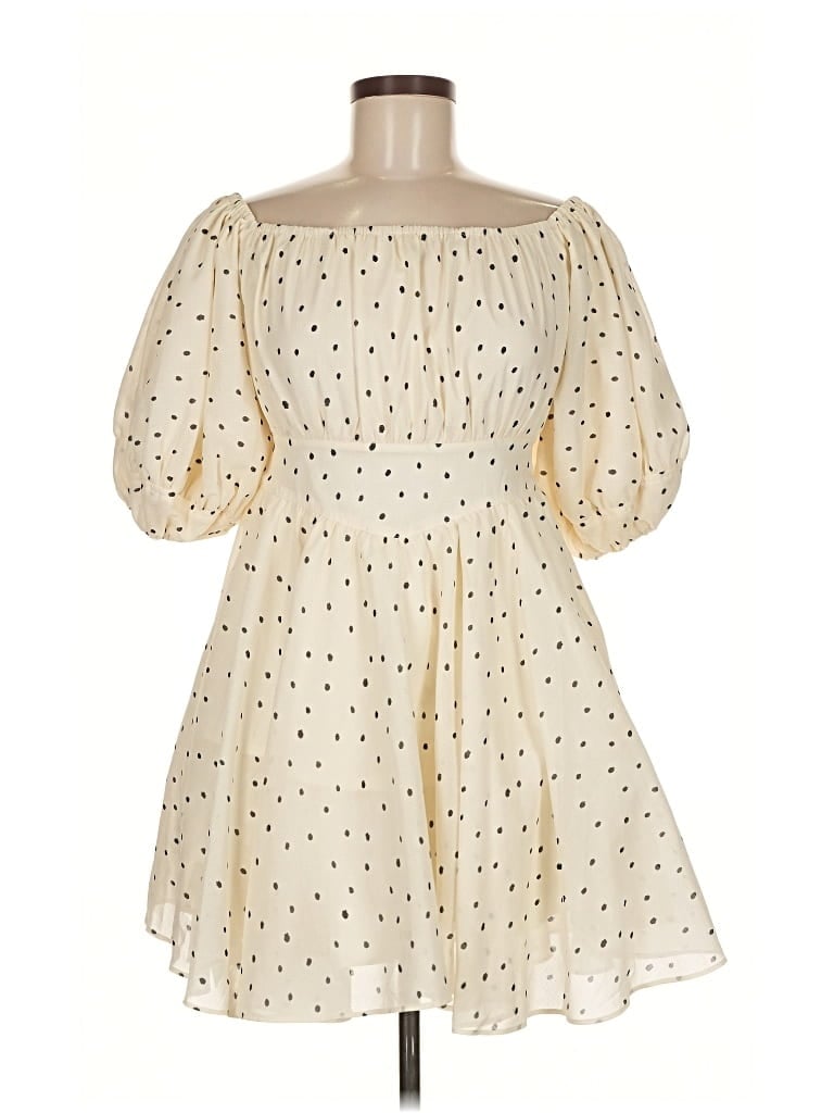 Pre-owned Assorted Brands Cocktail Dress In White