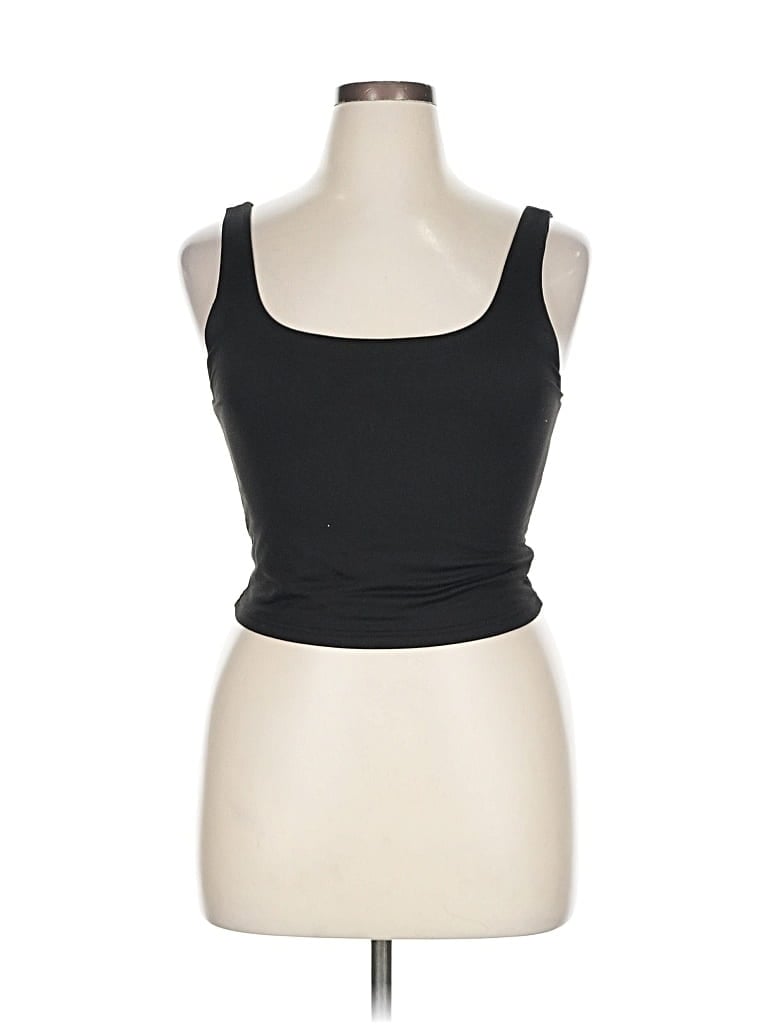 Pre-owned Reoria Tank Top Black Strapless Neckline Tops