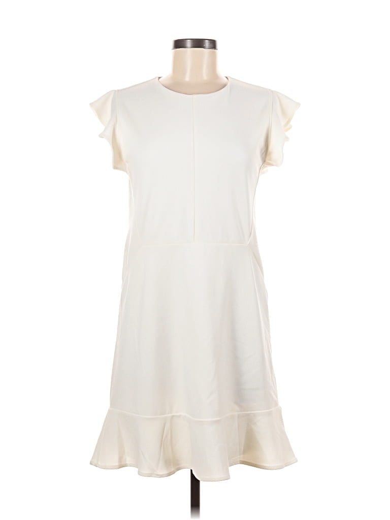 Pre-owned Express Casual Dress In White
